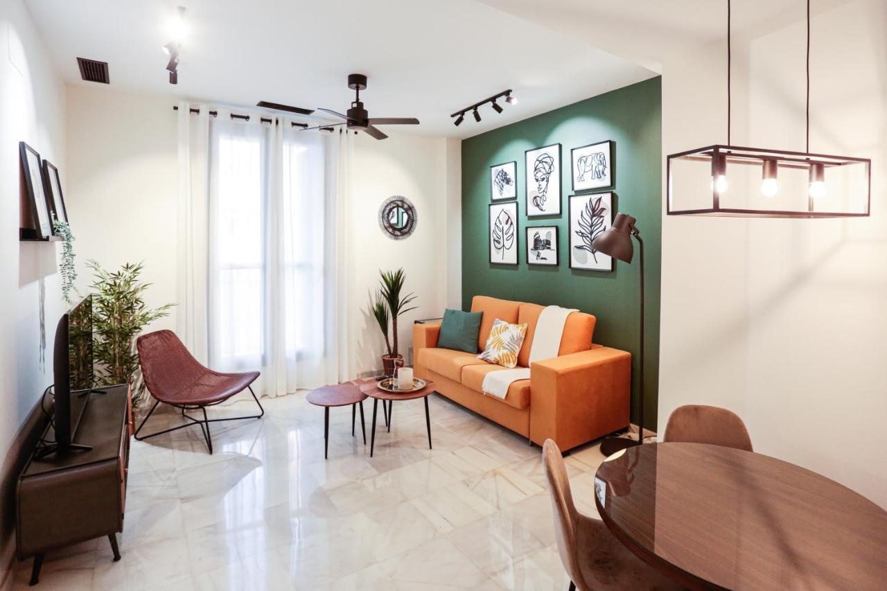 Monkeys Apartments Cervantes Sevilla Eksteriør bilde